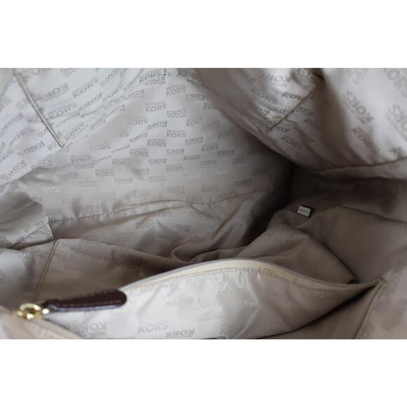 Michael Kors Tote Bag Womens Large MK Monogram Canvas Shoulder Purse Handbag - Picture 15 of 16